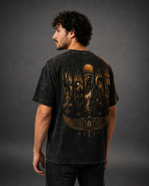 Color: Black | View: Back | Gods Tee