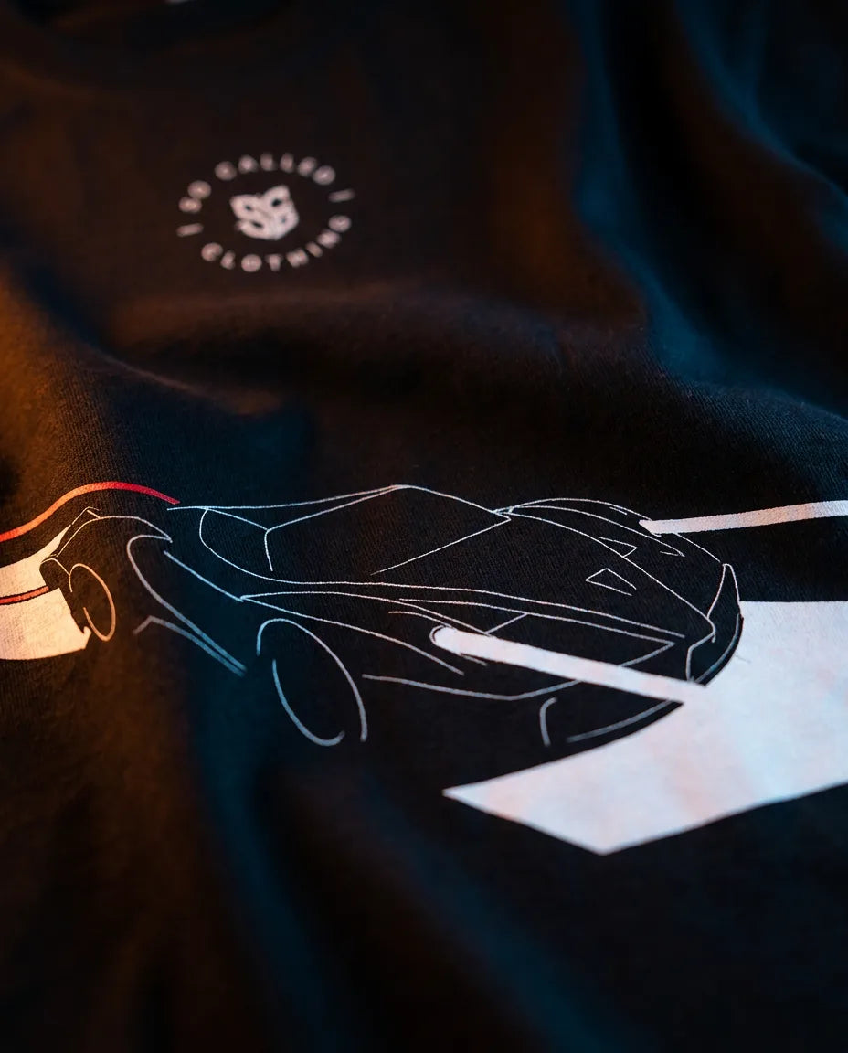 Color: Black | View: Detail | SC Racer Tee