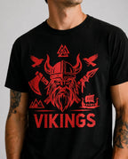 Color: Black | View: Detail | Vikings Tee