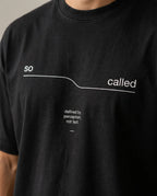 Color: Black | View: Detail | So Called Tee