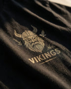 Color: Black | View: Detail | Vikings Chest Logo Tee