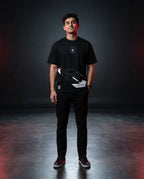 Color: Black | View: Front | SC Racer Tee