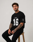 Color: Black | View: Model | Nu Jersey Tee