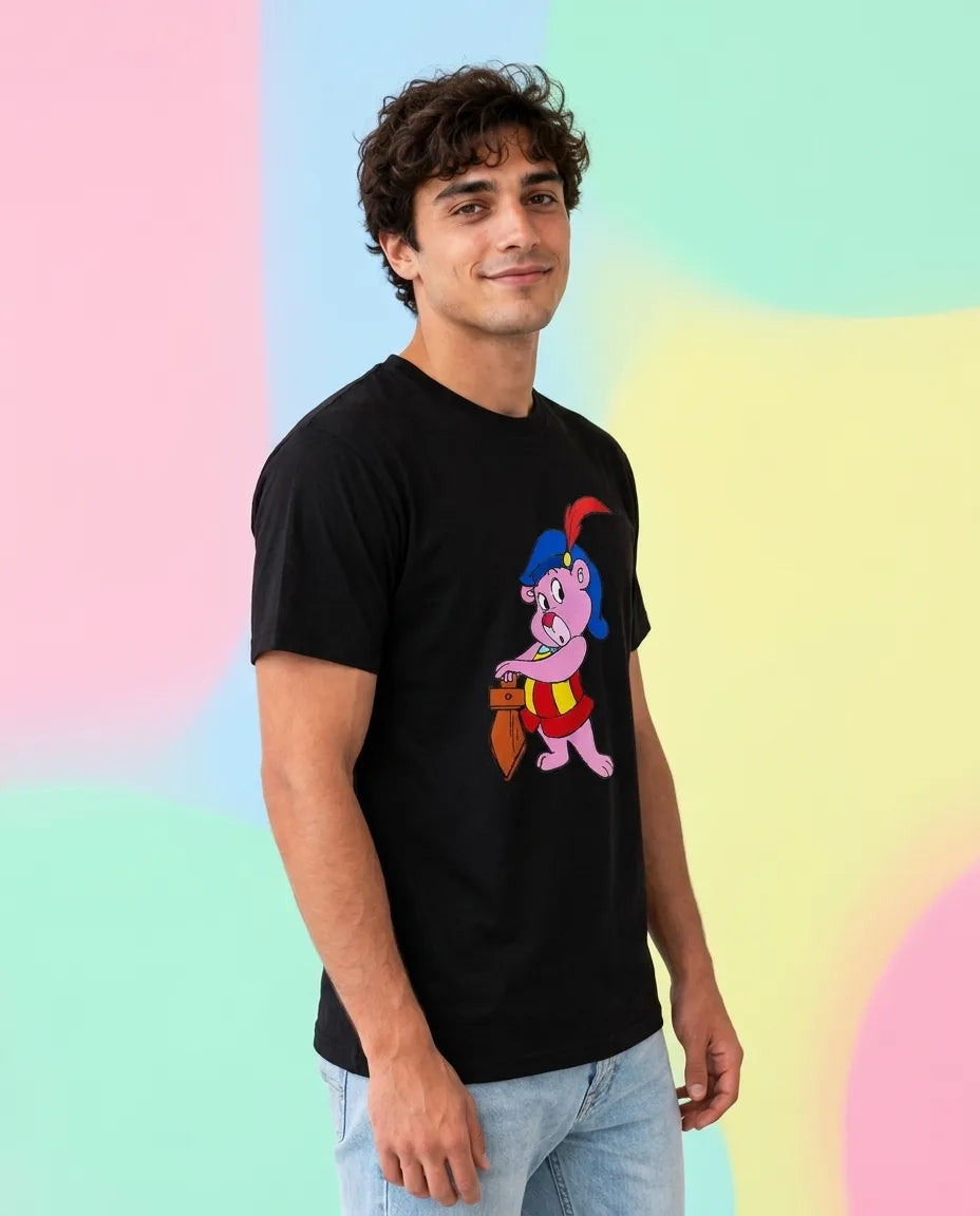 Color: Black | View: Side | Gummy Bear Tee