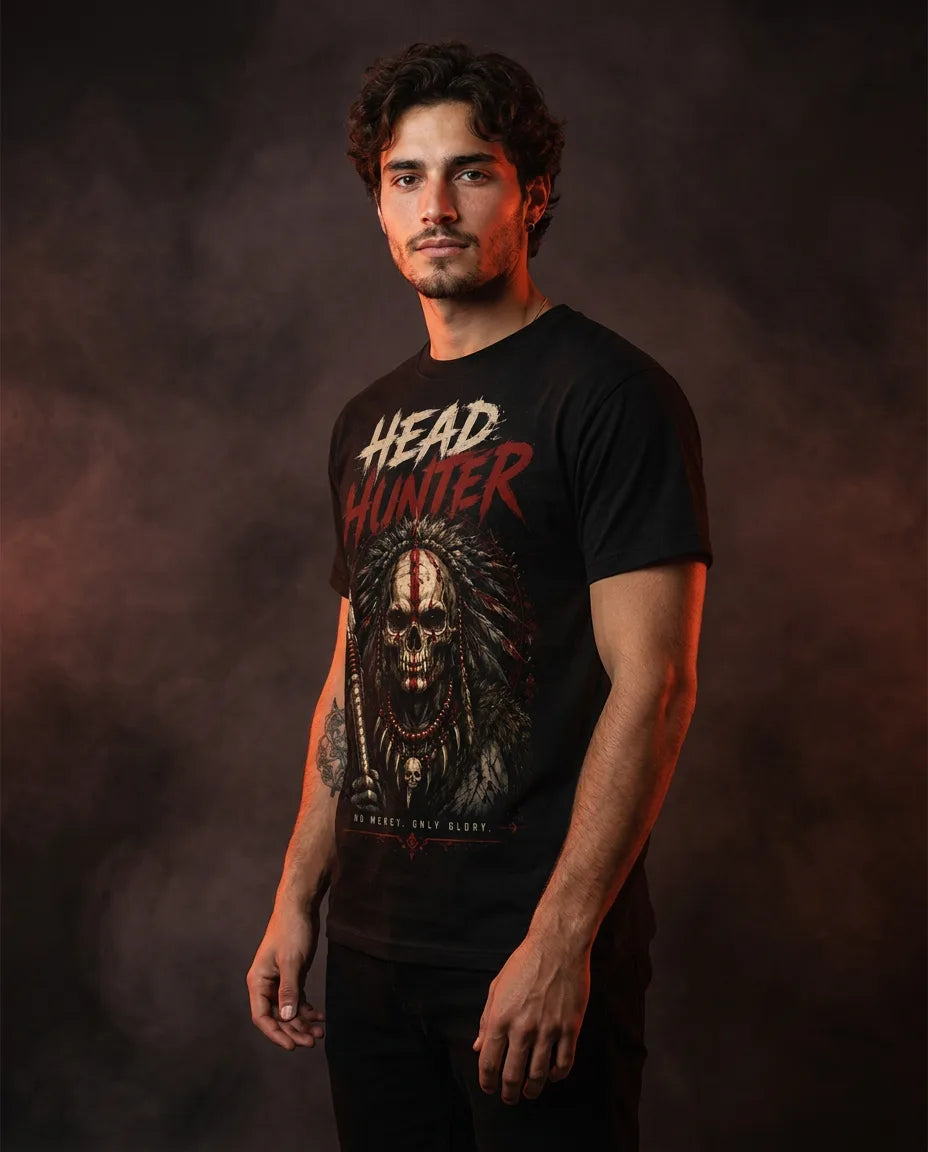 Color: Black | View: Side | Headhunter Tee