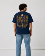 Color: Navy Blue | View: Back | Gods Tee