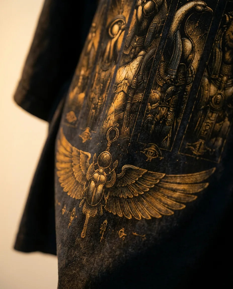 Color: Navy Blue | View: Detail | Gods Tee