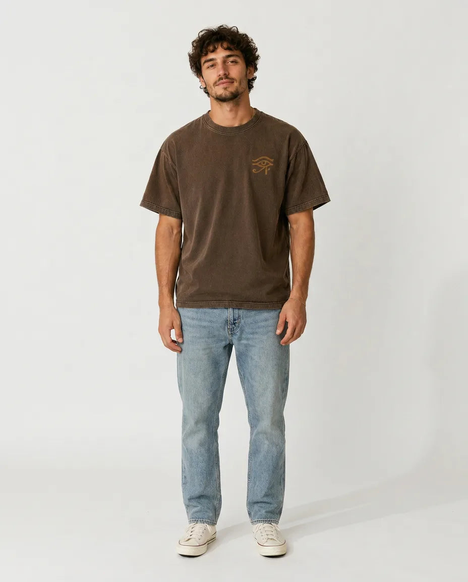 Color: Brown | View: Front | Gods Tee