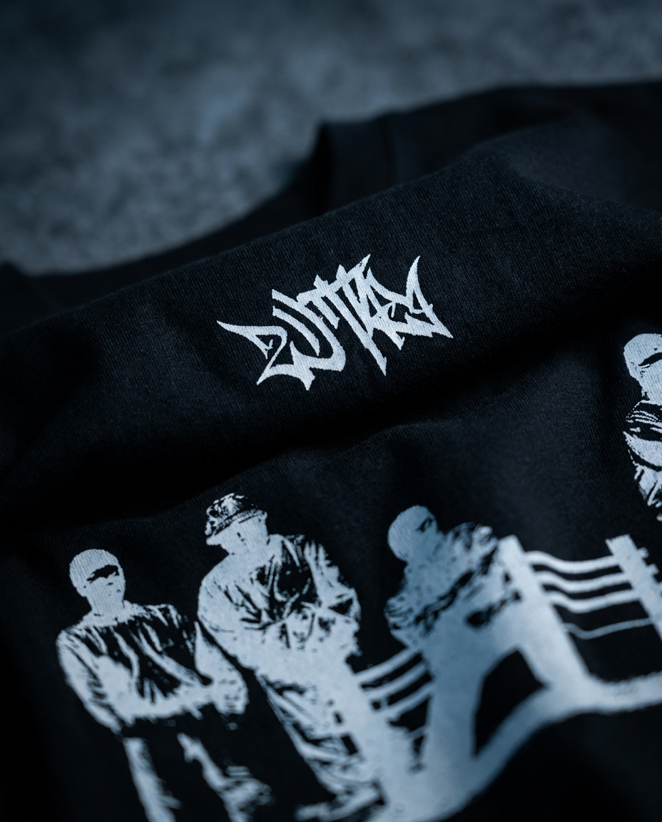 Color: Black | View: Artwork detail | Dutty Red Tee