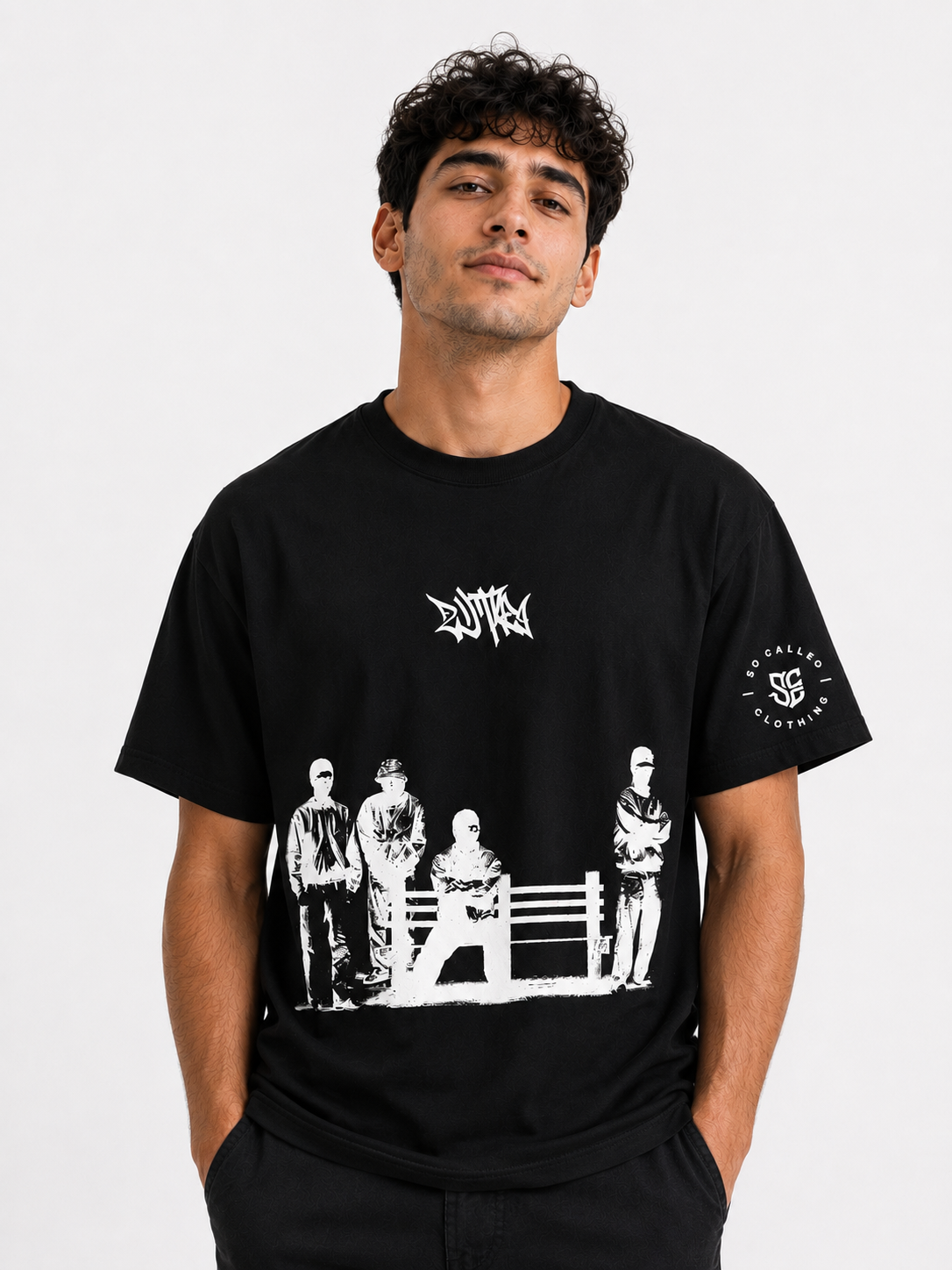 Color: Black | View: Front | Dutty Red Tee