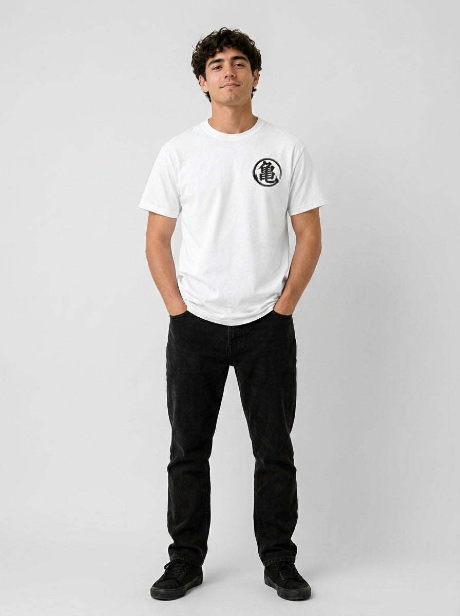 Color: White | View: Fit | Goku Graphic Tee