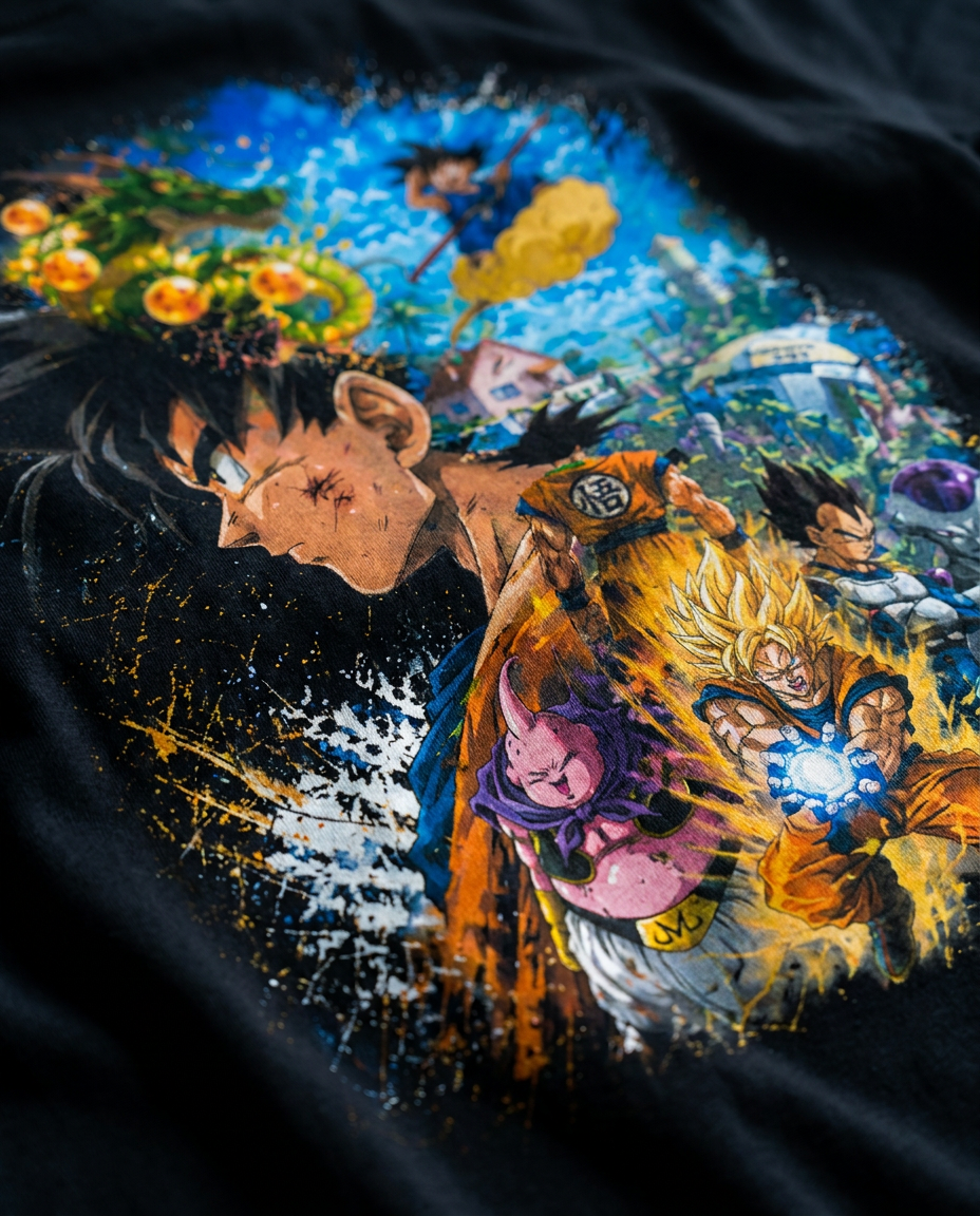Color: Black | View: Detail | Goku Kanji Tee