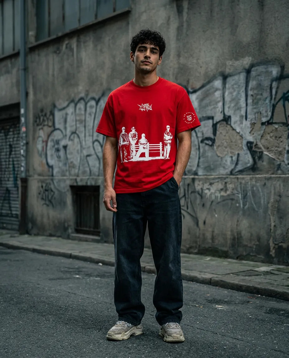 Color: Signal Red | View: Front | Dutty Red Tee