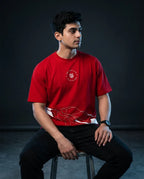 Color: Red | View: Model | SC Racer Tee