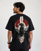 Color: Black | View: Back | Samurai Design 1 Tee