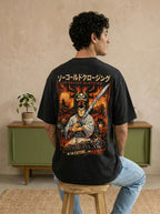 Color: Black | View: Back Fit | Samurai Jack Tee