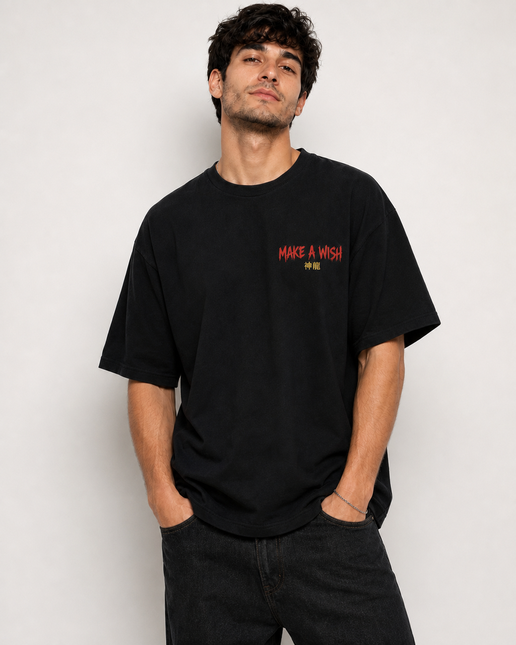 Color: Black | View: Front | Shenron Graphic Tee