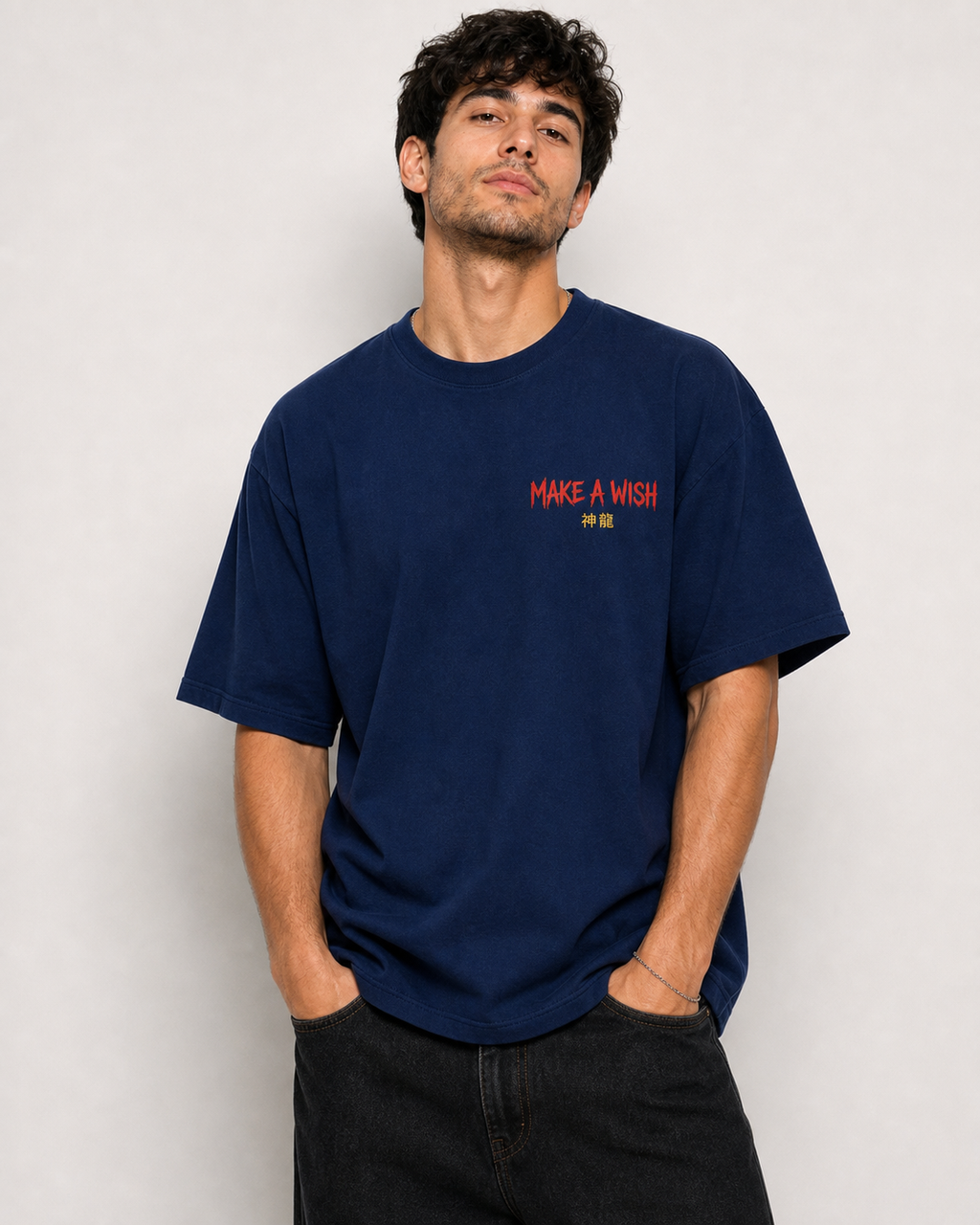 Color: Blue | View: Front | Shenron Graphic Tee