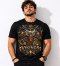 Color: Black | View: Front | Vikings Battle Tee