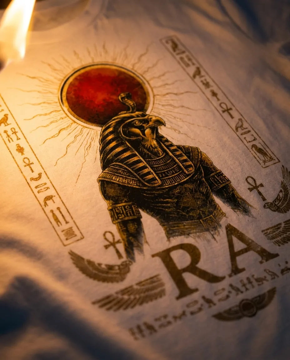 Color: White | View: Detail | Ra Tee