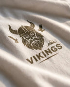 Color: White | View: Detail | Vikings Chest Logo Tee