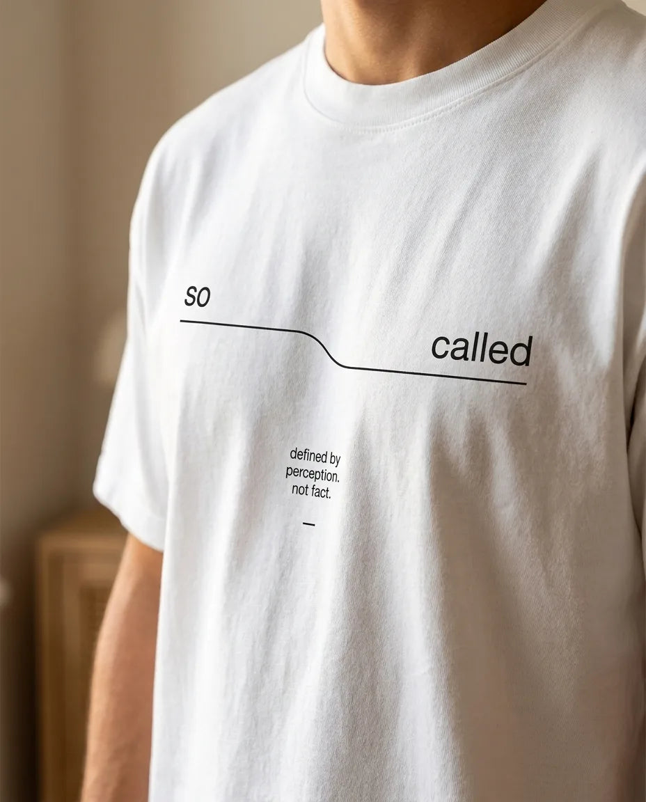 Color: White | View: Detail | So Called Tee