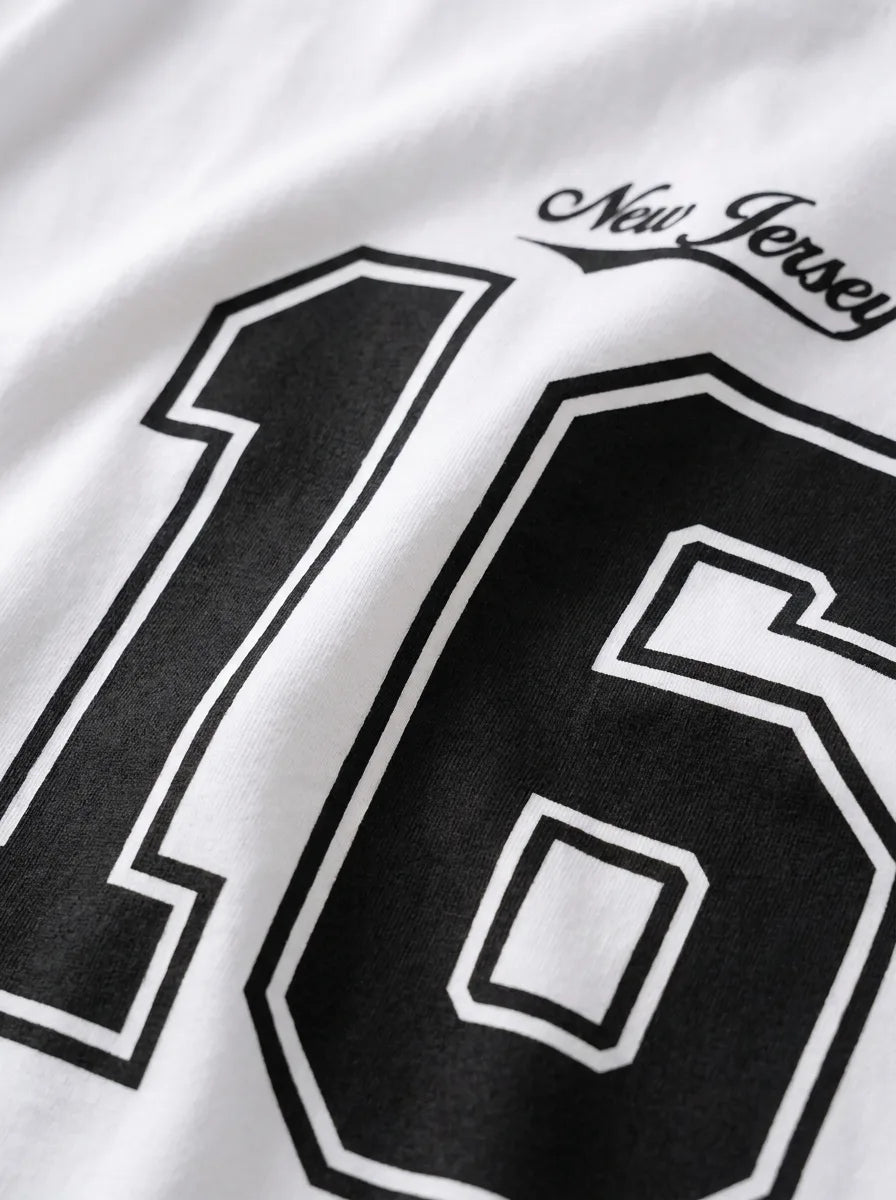 Color: White | View: Detail | Nu Jersey Tee