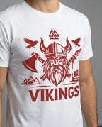 Color: White | View: Detail | Vikings Tee
