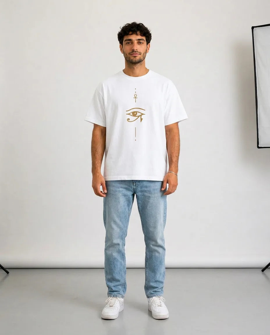 Color: White | View: Front | Symbol Tee