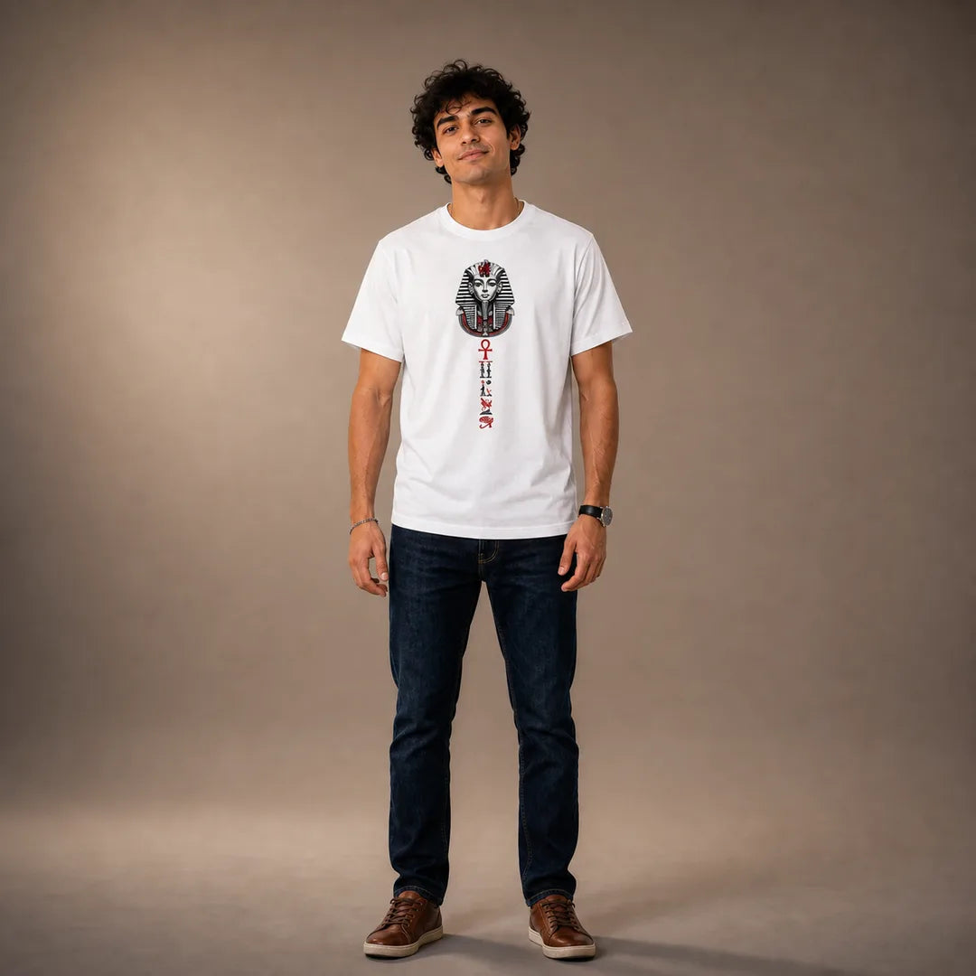 Color: White | View: Front | Tutankhamun Tee
