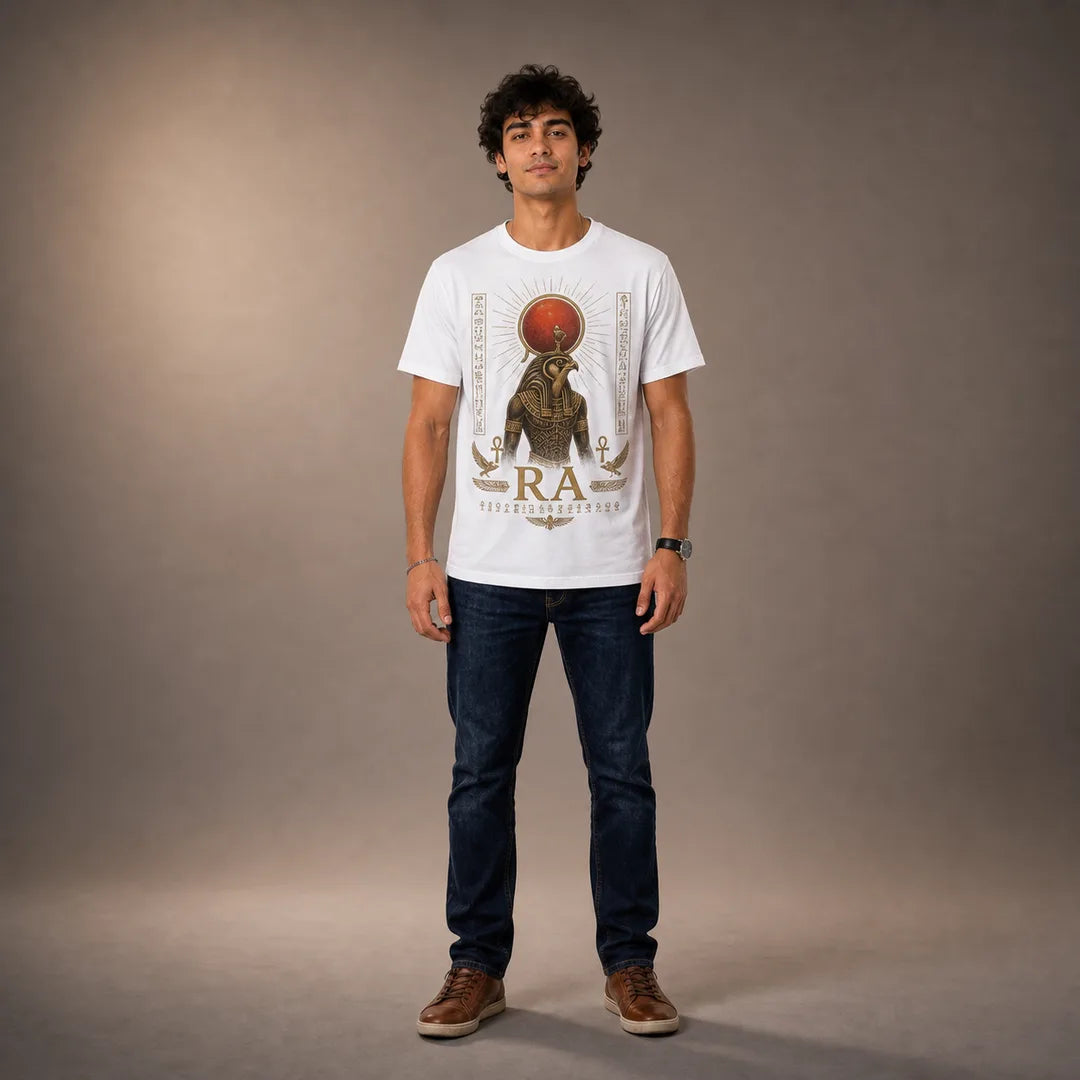 Color: White | View: Front | Ra Tee