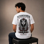 Color: White | View: Model | Tutankhamun Tee
