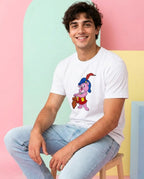 Color: White | View: Model | Gummy Bear Tee