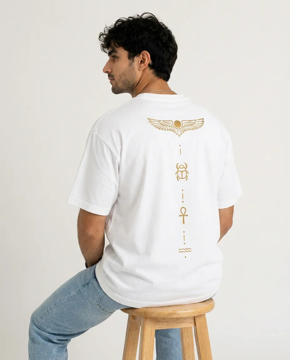 Color: White | View: Model | Symbol Tee