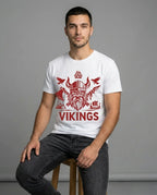 Color: White | View: Model | Vikings Tee