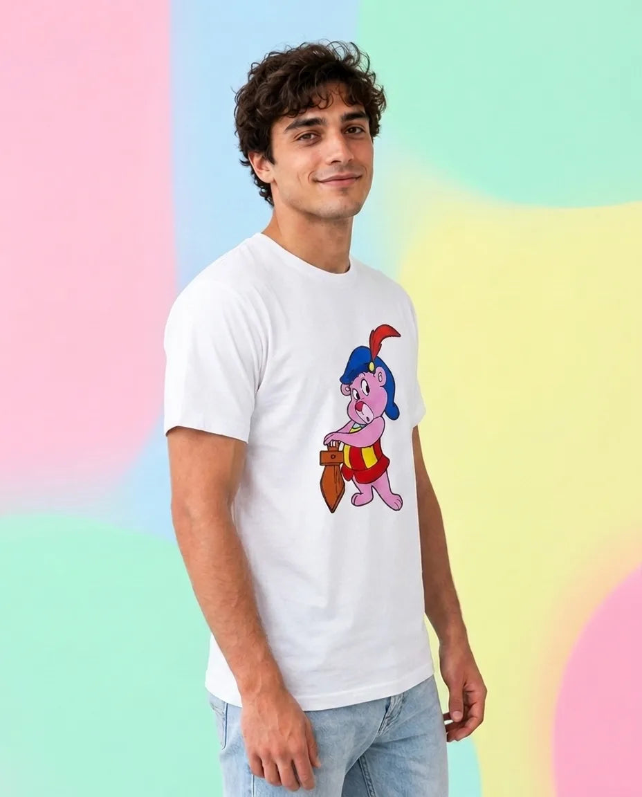 Color: White | View: Side | Gummy Bear Tee