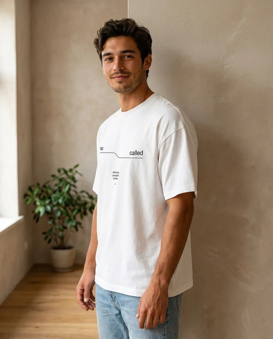 Color: White | View: Side | So Called Tee