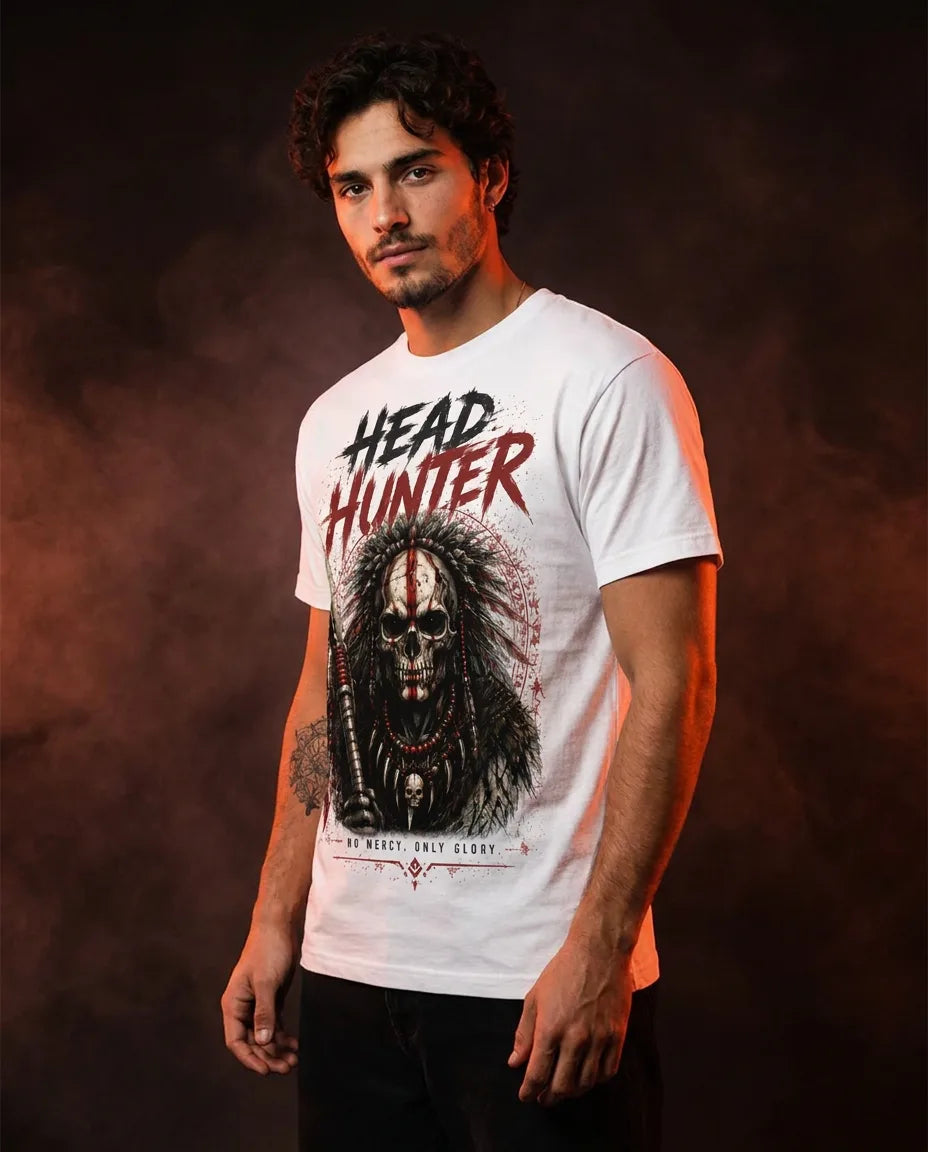 Color: White | View: Side | Headhunter Tee